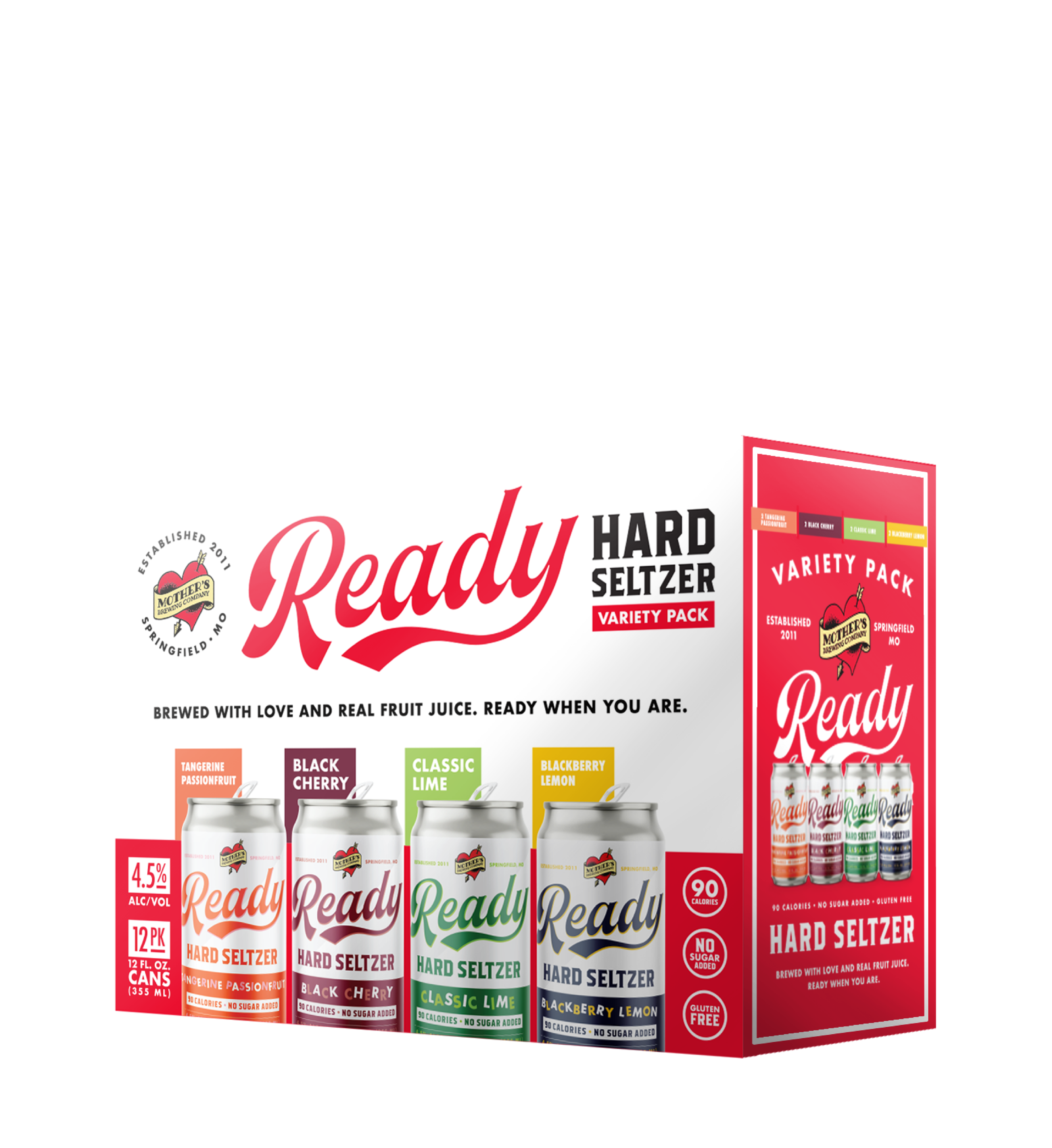 Ready Hard Seltzer Variety Pack